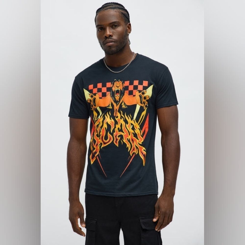 Disney Villains Lion King Scar Racing Short Sleeve Tee
